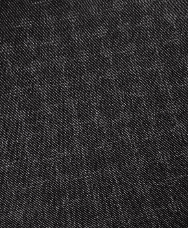 Daily Paper Laser Monogram Denim Shorts - Black