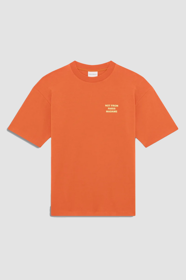 Drôle de Monsieur Slogan Tee - Rust