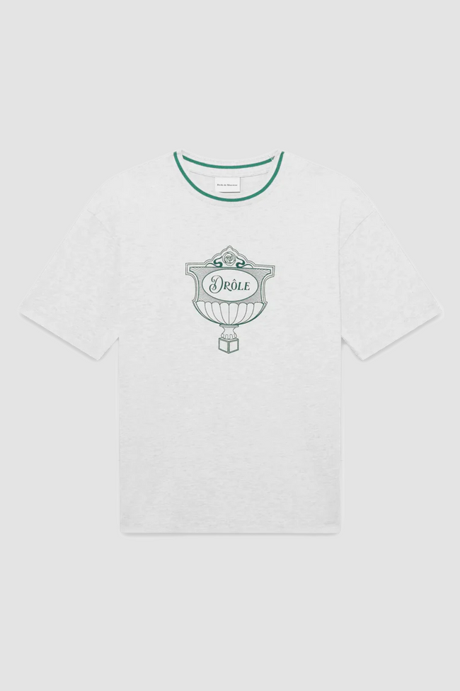 Drôle de Monsieur Drôle Cup Tee - Grey