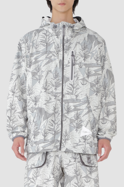 GRAMICCI x and wander Brushed Nylon Jacket - Grey - Due West