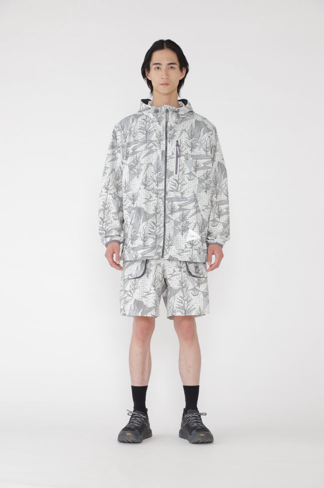 GRAMICCI x and wander Brushed Nylon Jacket - Grey