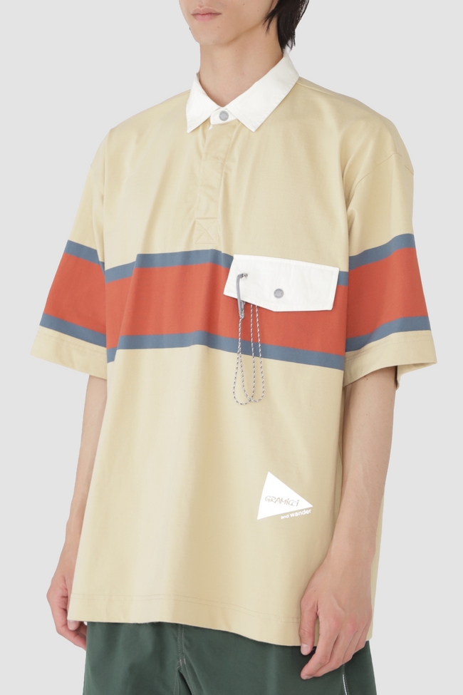 GRAMICCI x and wander Tech Rugby Shirt - Yellow