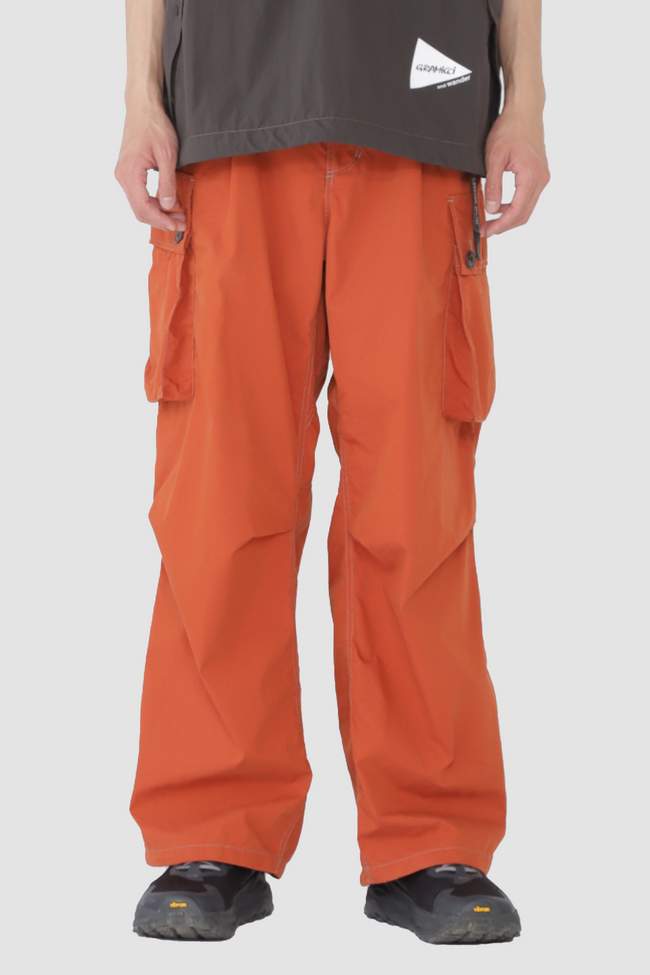 GRAMICCI x and wander MilItary Wide Pants - Red