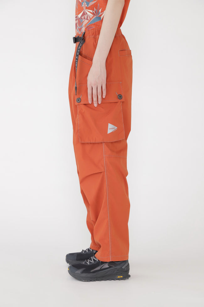 GRAMICCI x and wander MilItary Wide Pants - Red