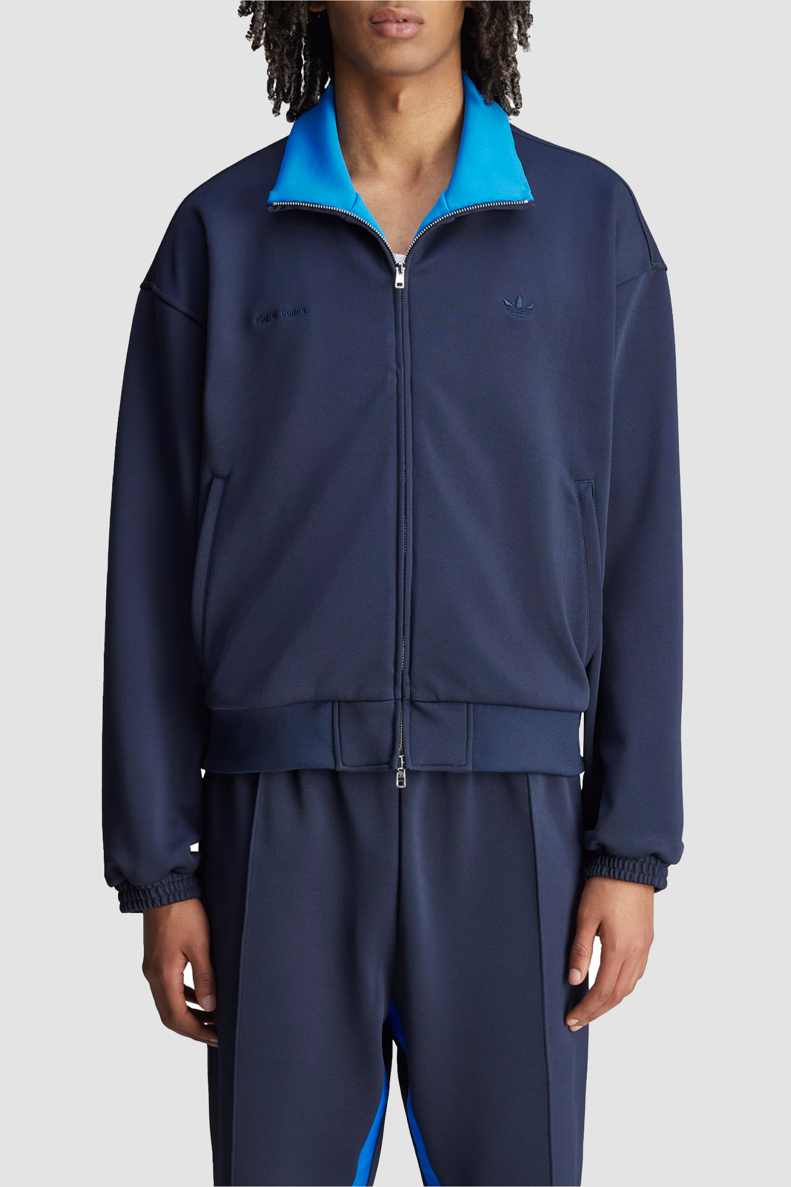 Adidas x Wales Bonner Pique Track Jacket - Navy - Due West Adidas x Wales Bonner Pique Track Jacket - Navy - Due West