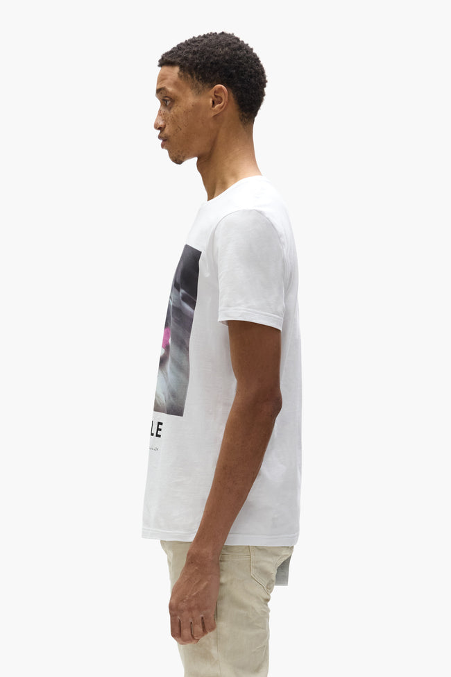 Purple Brand Speed Tee - White