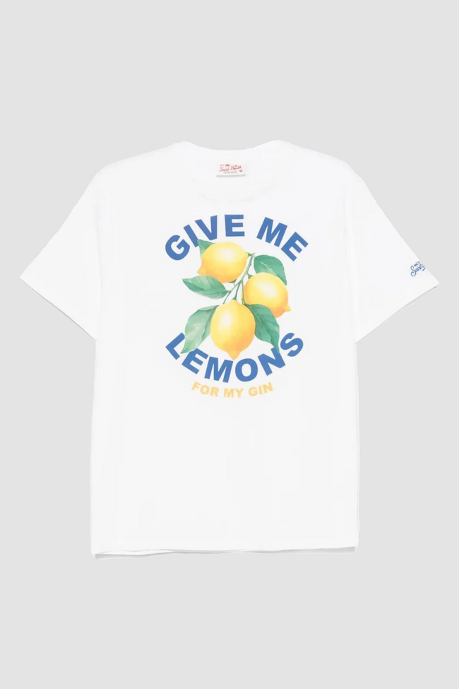 MC2 Saint Barth Lemons For Gin Tee - White