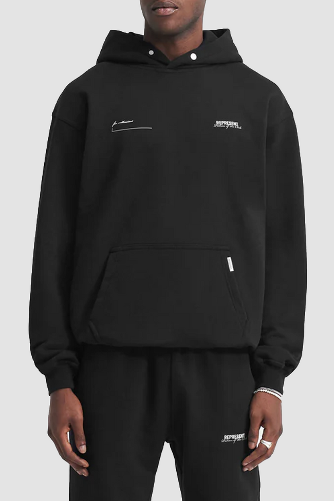 Represent Patron Of The Club Hoodie - Black