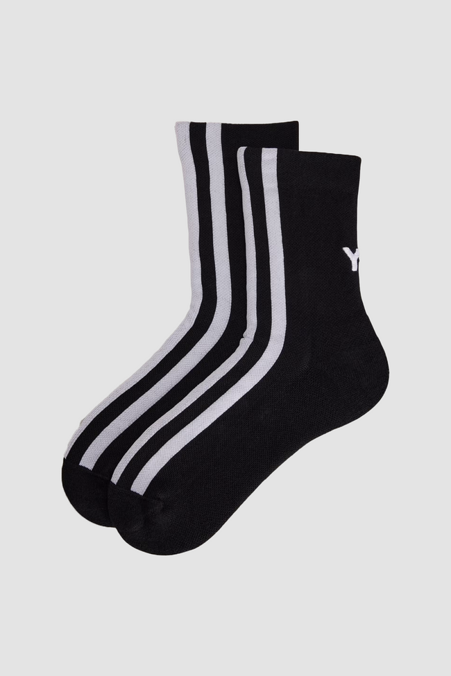 Y-3 Stripes Socks - Black