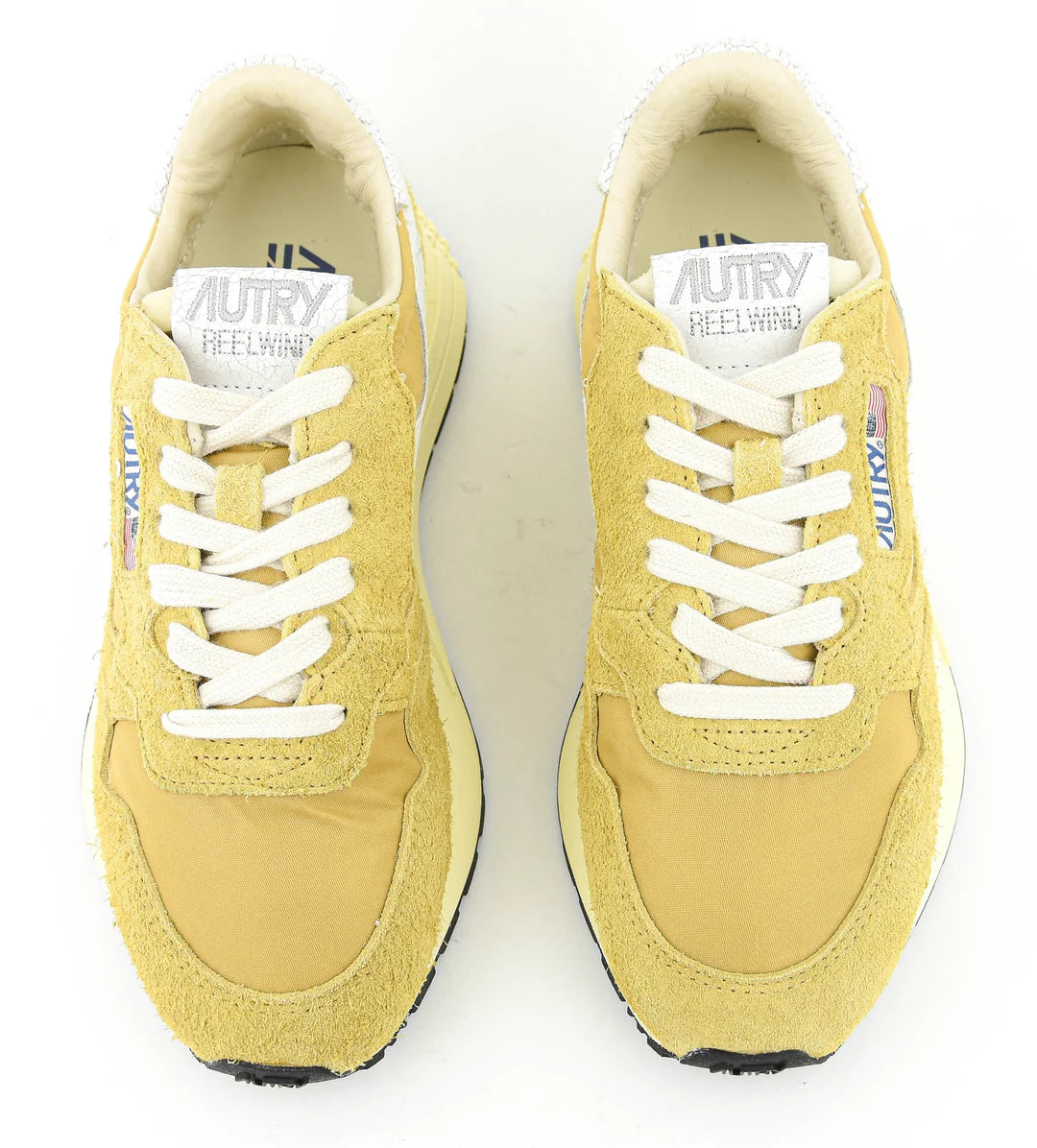 Autry Reelwind Low NC26 Sneakers - Mustard/White - Due West Autry Reelwind Low NC26 Sneakers - Mustard/White - Due West