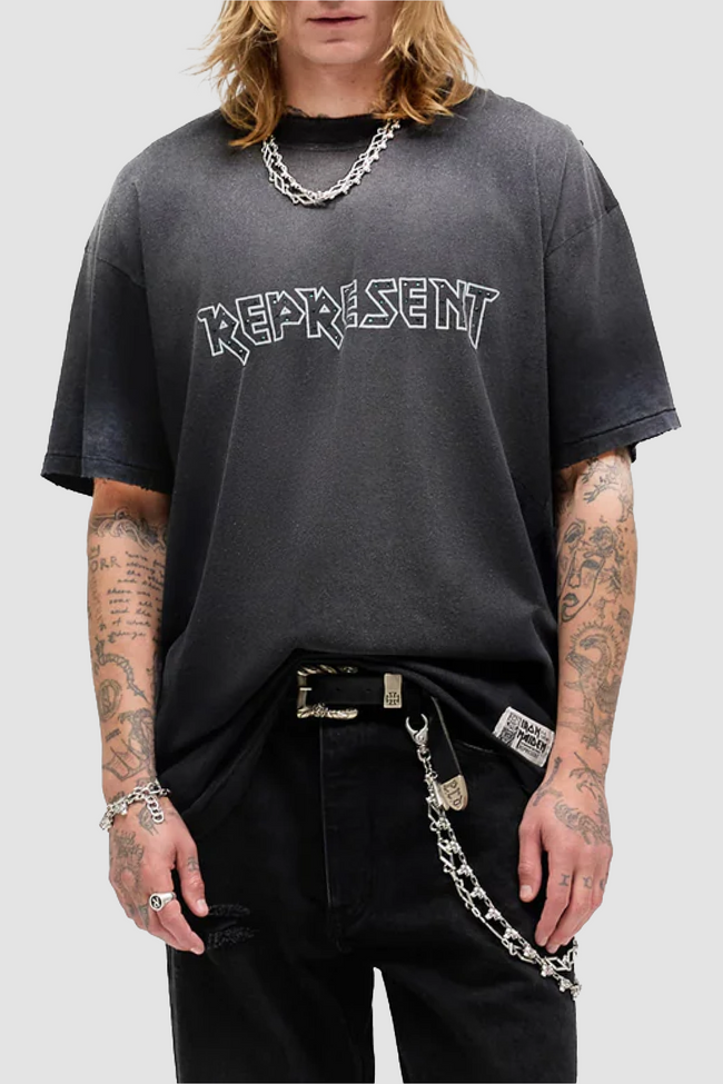 Represent X Iron Maiden Infinite Dreams Tee - Aged Black