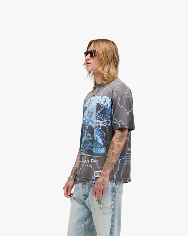 Represent Iron Maiden A Real Live One Tee - Stained Brown