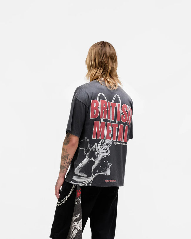 Represent X Iron Maiden British Metal Tee - Stained Brown