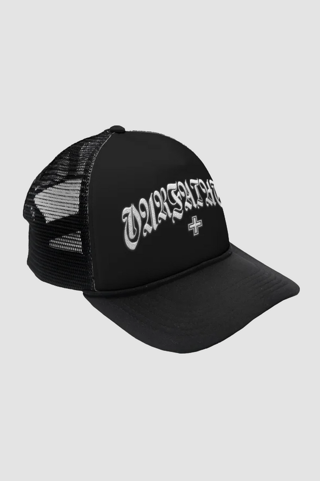 Our Father Script Cap - Black