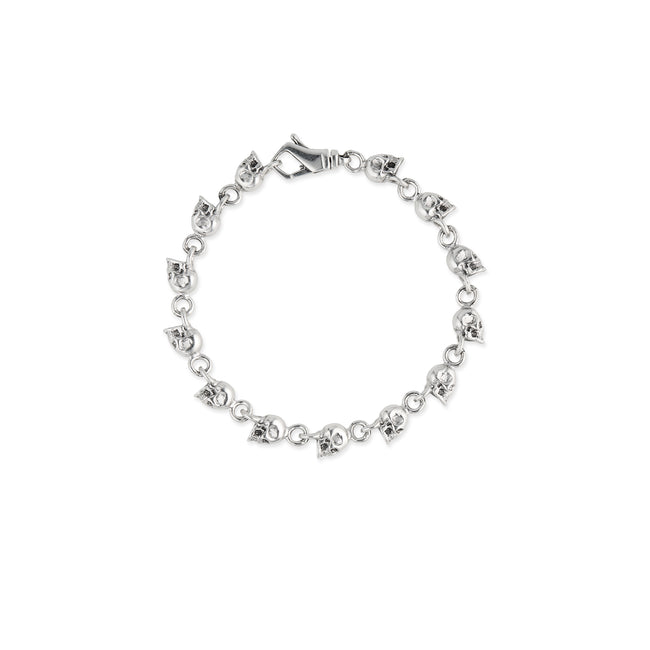 Emanuele Bicocchi Multi Skull  Bracelet - Silver