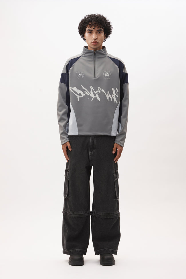 P.A.M Ratchet Wide Leg Jeans - Black Wash