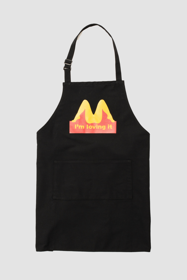 Carne Bollente At Your Service Apron - Black