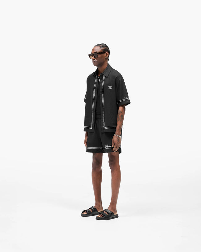 Represent Border Shirt - Jet Black