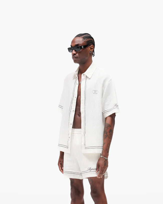 Represent Border Shirt - White
