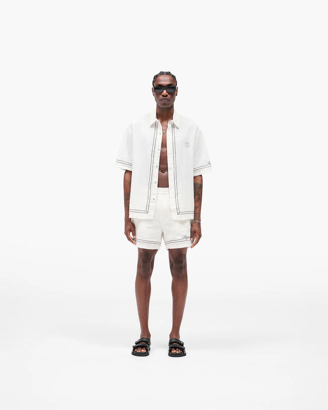 Represent Border Shirt - White