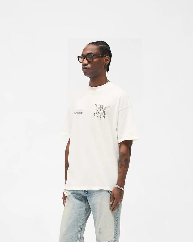 Represent Legacy Cherubs Tee - Flat White