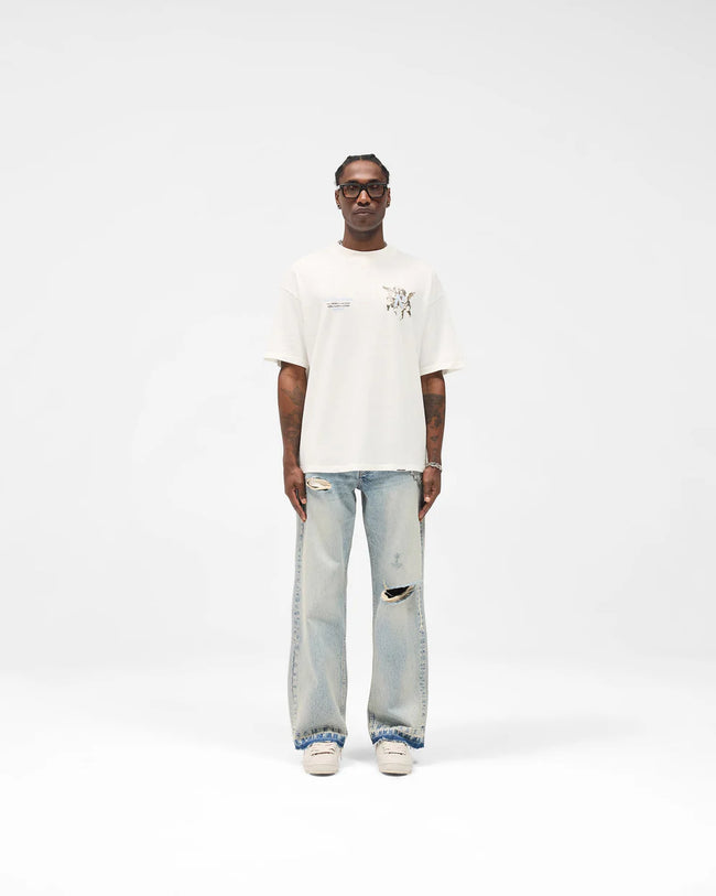Represent Legacy Cherubs Tee - Flat White