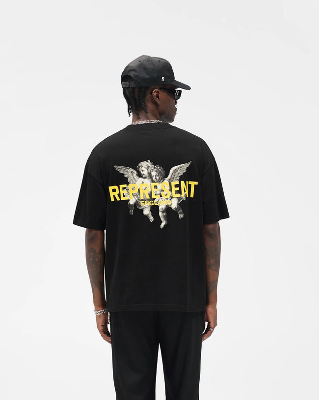 Represent Legacy Cherubs Tee - Jet Black