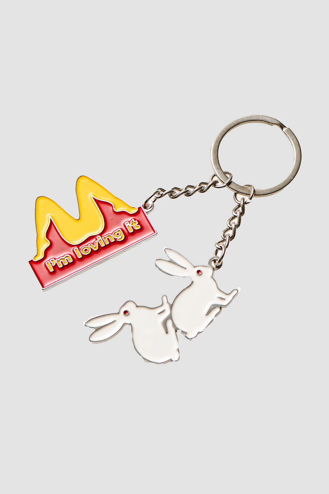 Carne Bollente Hungry Bunnies Keychain - Multi
