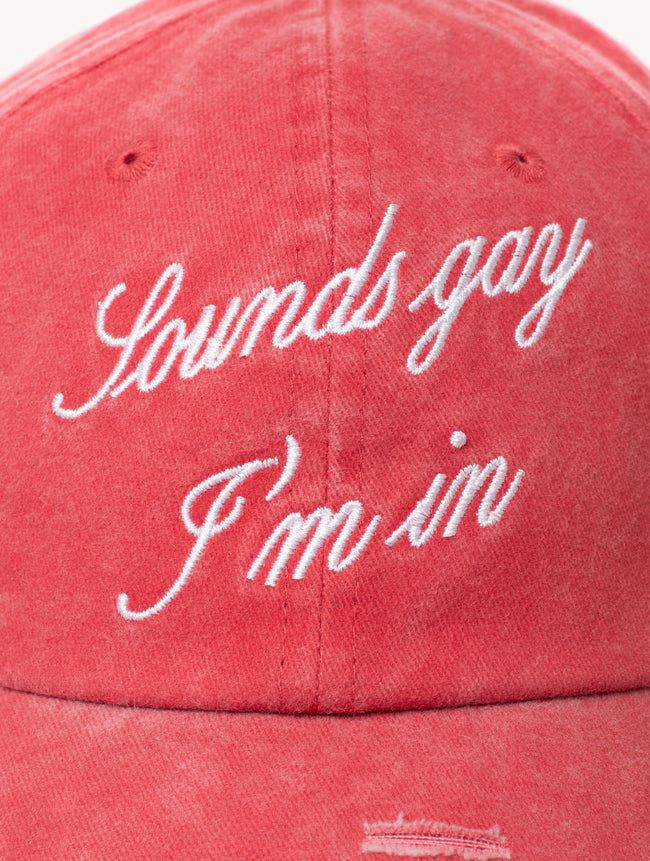 Carne Bollente Did You Say Gay? Cap - Red