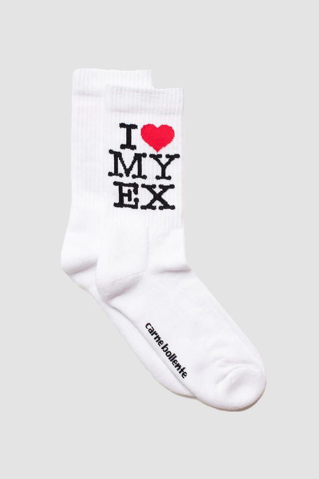 Carne Bollente Ex Marks the Spot Socks - Off White