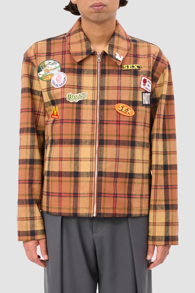 Carne Bollente Kiss My Patch Jacket - Tartan