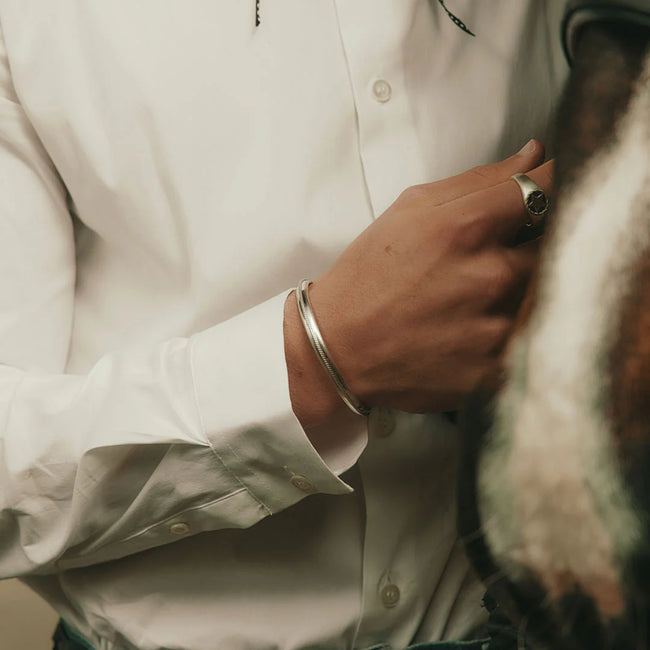 Serge DeNimes Lasso Cuff - Silver