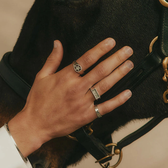 Serge DeNimes Sheriff Ring - Silver