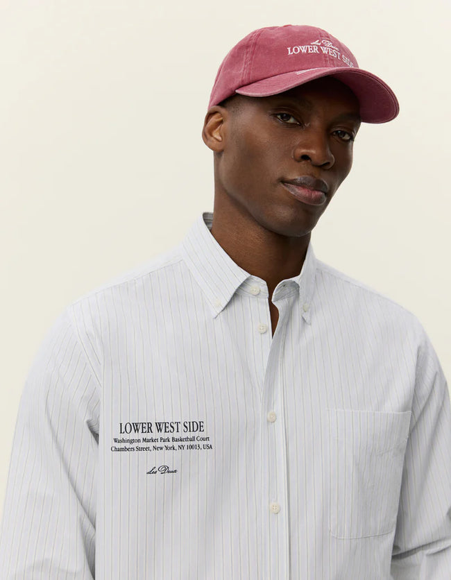 Les Deux Kent Printed Shirt - Blue