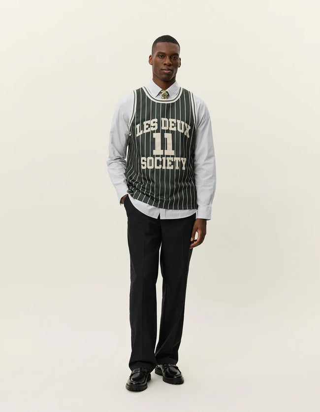 Les Deux Silas Mesh Tank - Green