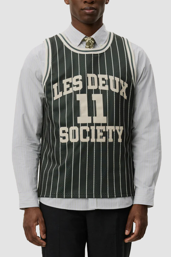 Les Deux Silas Mesh Tank - Green