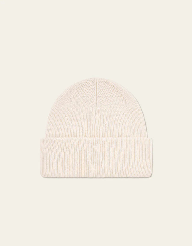 Les Deux Wayne Embroidered Beanie - Ivory