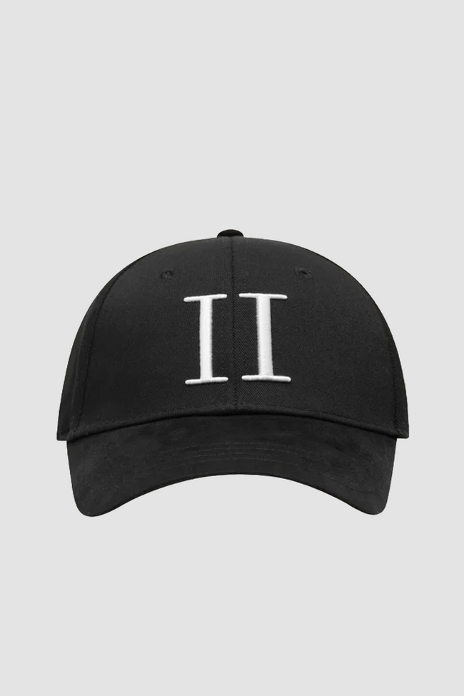 Les Deux Baseball Suede II Cap - Black/White