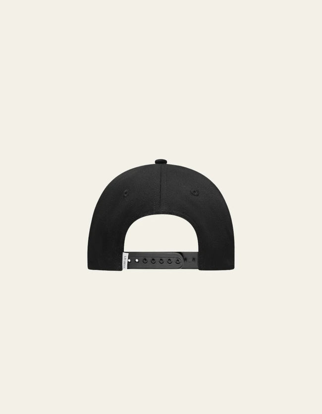 Les Deux Baseball Suede II Cap - Black/White