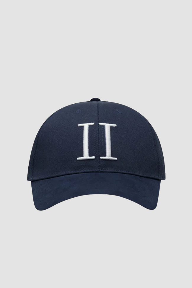 Les Deux Baseball Suede II Cap - Navy/White