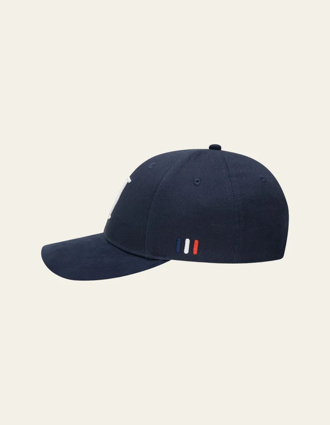 Les Deux Baseball Suede II Cap - Navy/White