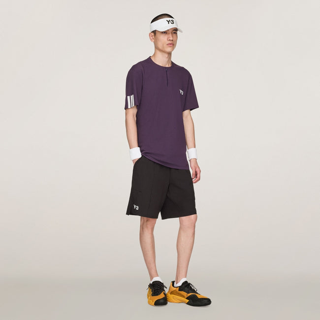 Y-3 Tennis Pro FreeLift Zip Tee - Aurora Plum