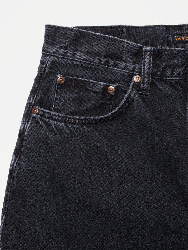 Nudie Tuff Tony Black Vintage Jeans - Black
