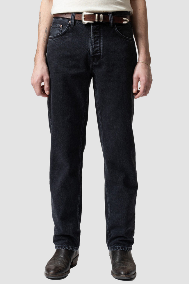 Nudie Rad Rufus Black Vintage Jeans - Black