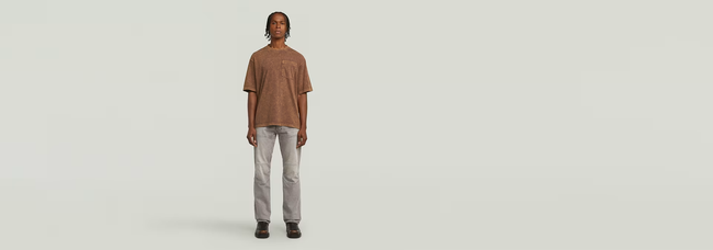 G-Star Washed Pocket T-Shirt - Brown
