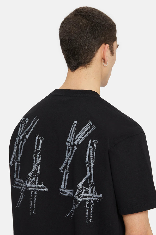 44 Label Group Screws Tee - Black