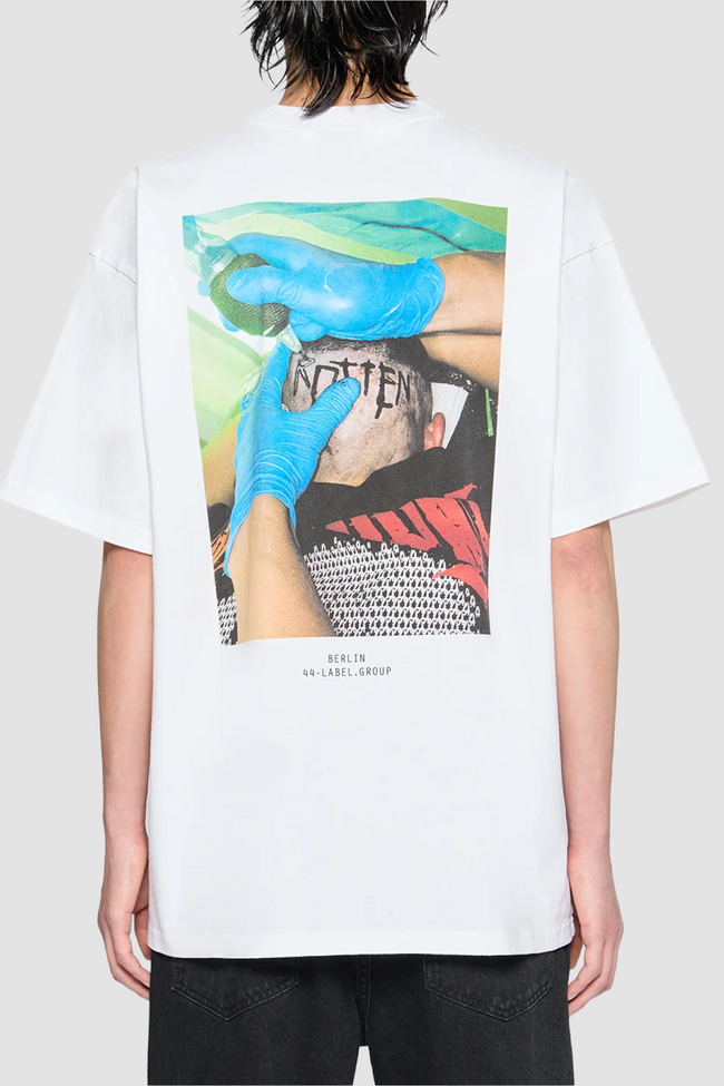 44 Label Group Tattoo Tee - White