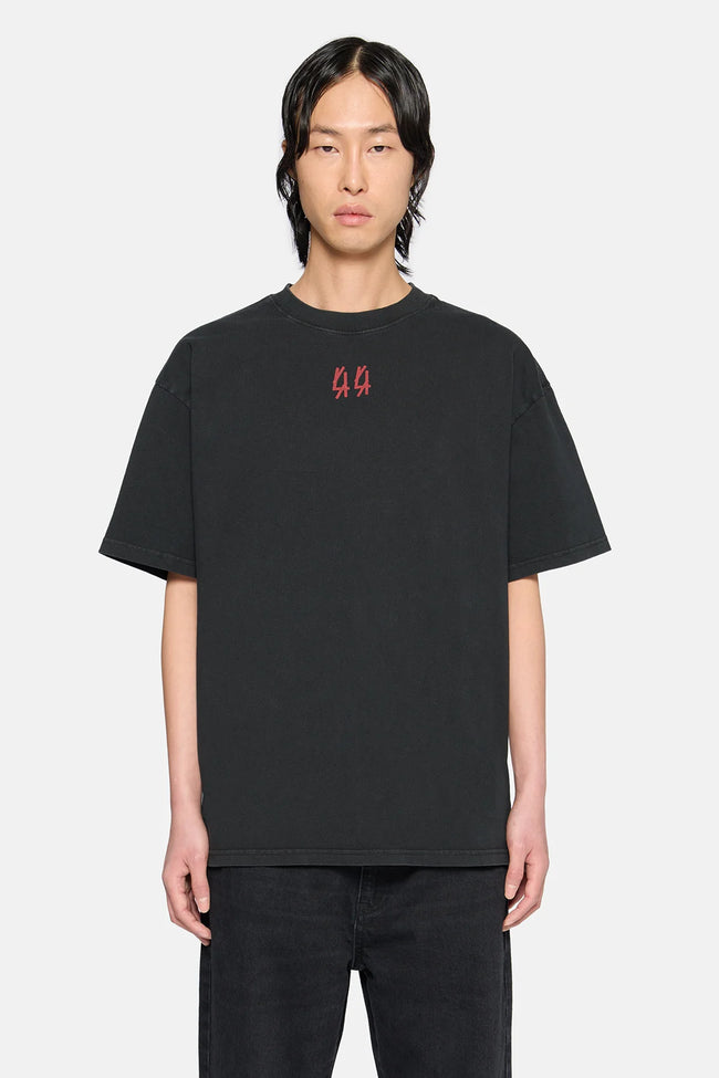 44 Label Group Drip Risk Tee - Black
