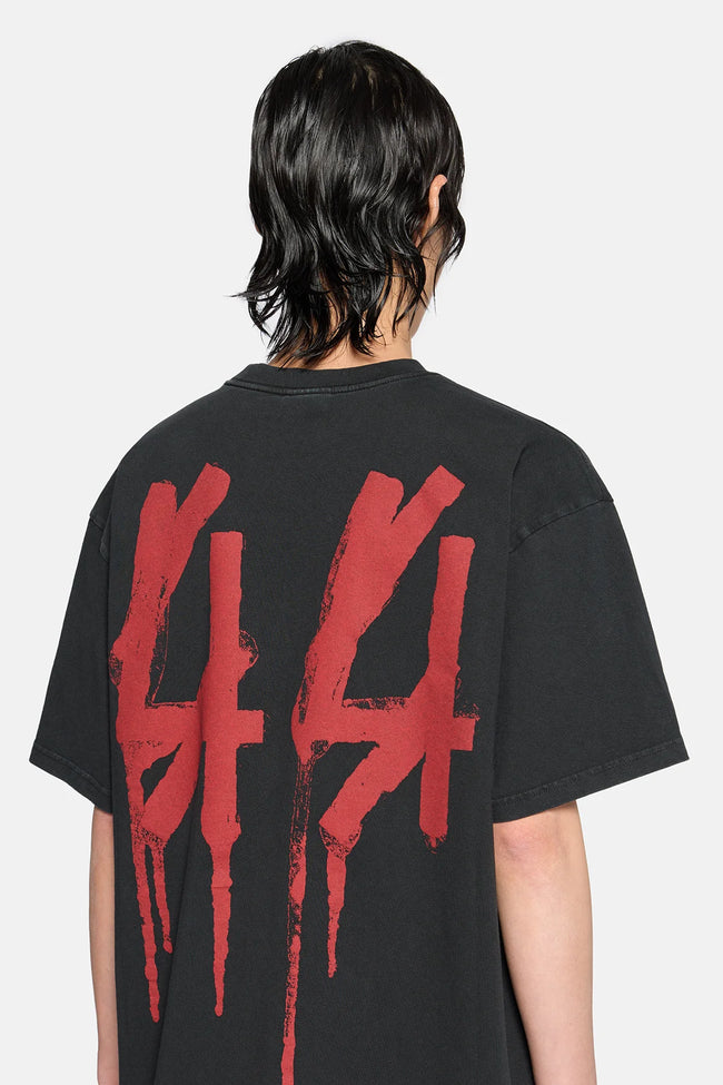44 Label Group Drip Risk Tee - Black