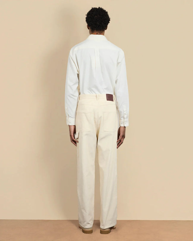 Drôle de Monsieur Baggy Velours Pants - Cream